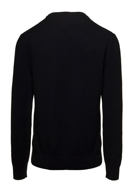 maglia nera DG Essentials in lana vergine e cachemere DOLCE & GABBANA | GXO39T-JEMQ4N0000